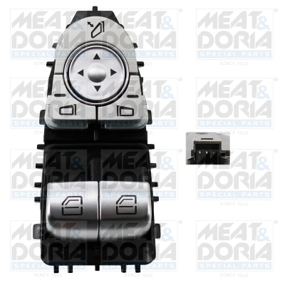 Switch, window regulator